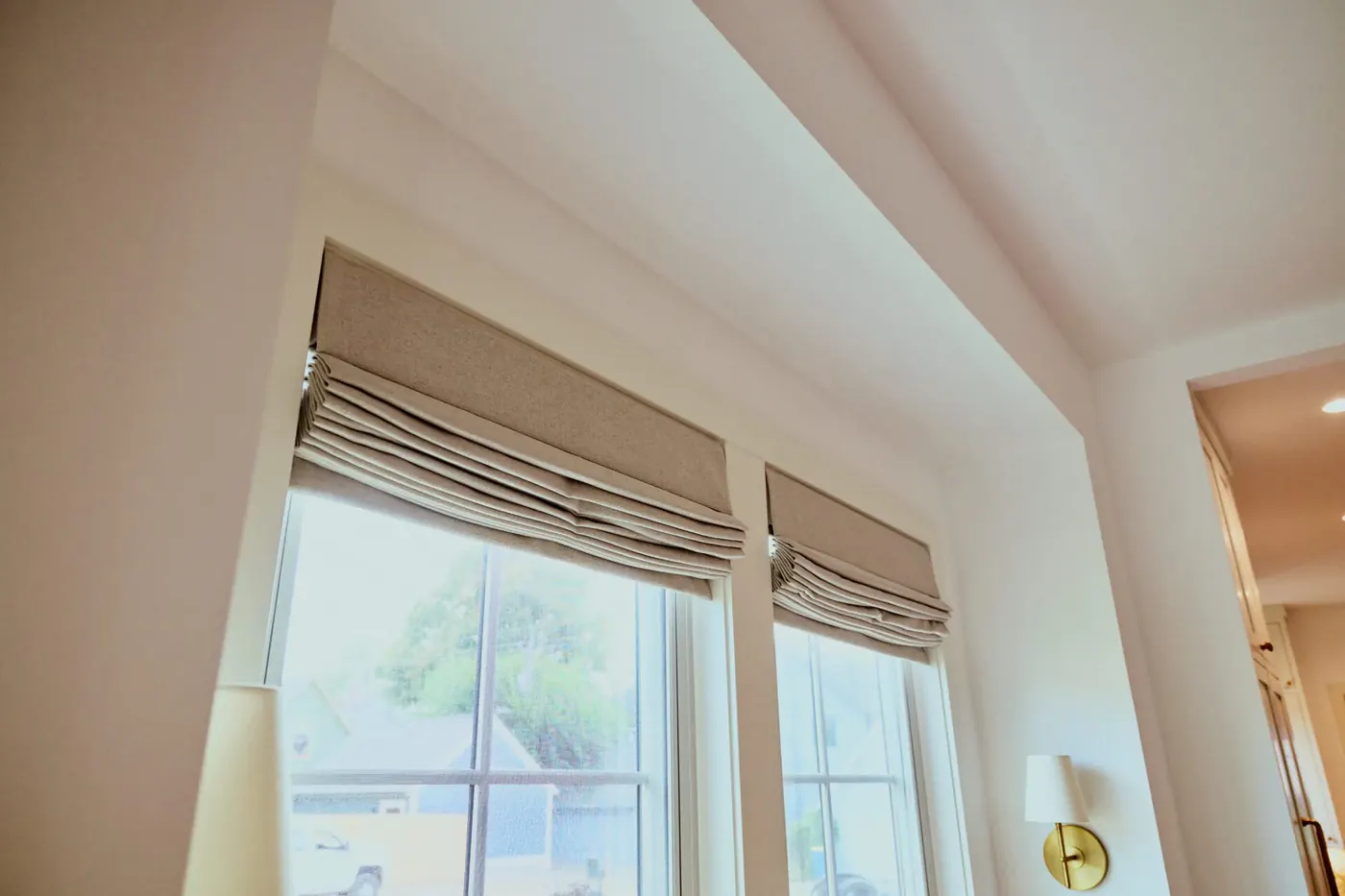 Custom shades measured and installed in Fishers